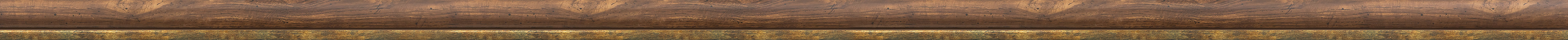 Curved walnut-bronze frame frame