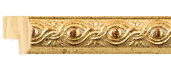 Κλασική λεπτή κορνίζα με φύλλο χρυσού frame piece