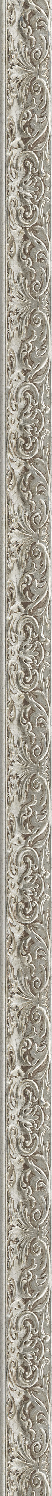 Elegant silver leaf frame frame