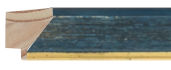 Μοντέρνα χειροποίητη μπλε κορνίζα frame piece